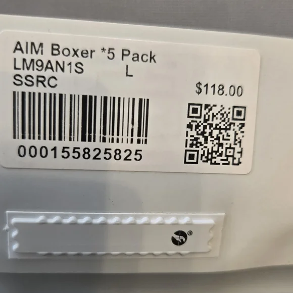 Lululemon AlM Boxer *5 Pack Size L New - Picture 3 of 3